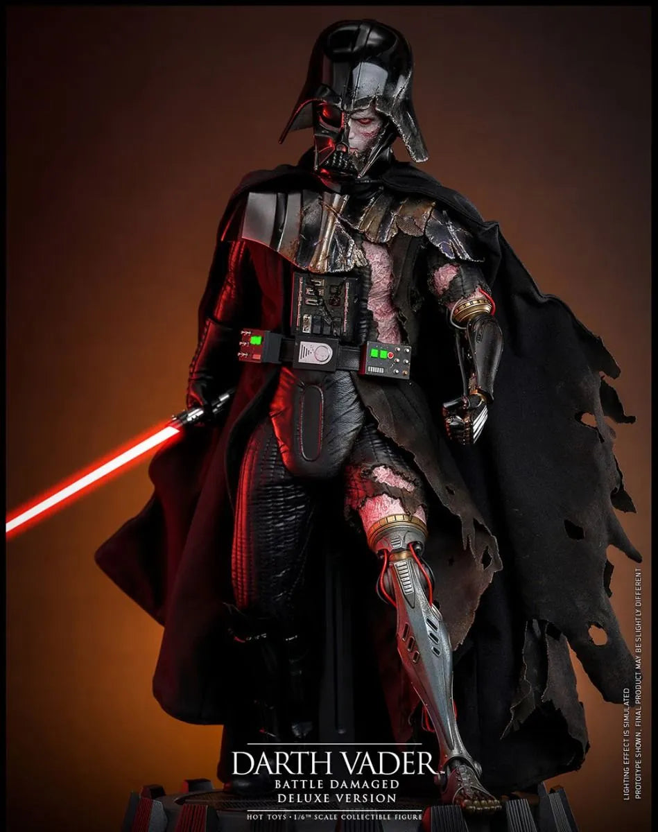 HOTDX45 Star Wars - Darth Vader (Battle Damaged) Deluxe 1:6 Scale Collectable Action Figure - Hot Toys - Titan Pop Culture