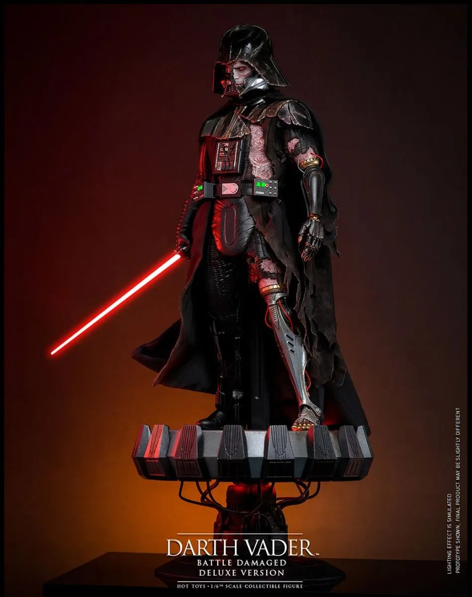 HOTDX45 Star Wars - Darth Vader (Battle Damaged) Deluxe 1:6 Scale Collectable Action Figure - Hot Toys - Titan Pop Culture