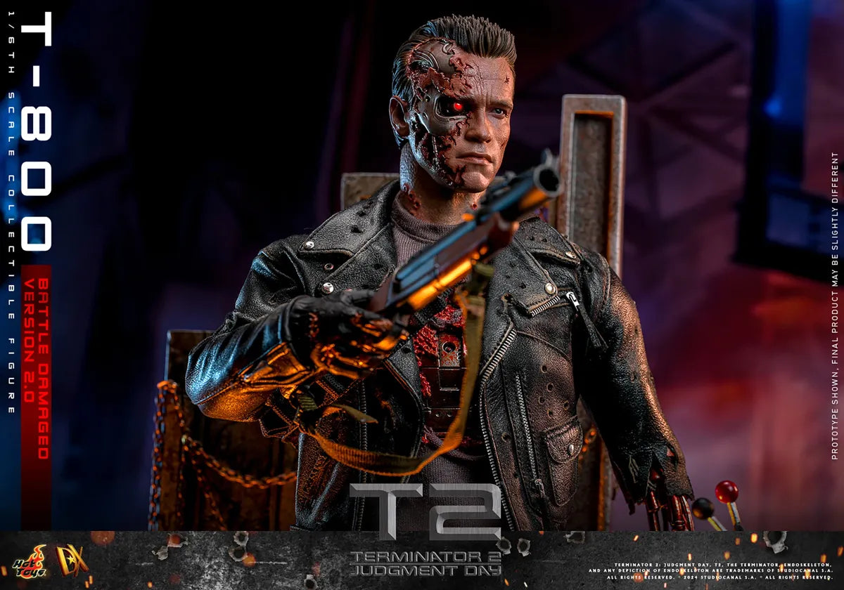 Terminator 2: Judgement Day - T-800 (Battle Damaged 2.0) 1:6 Scale Collectable Action Figure