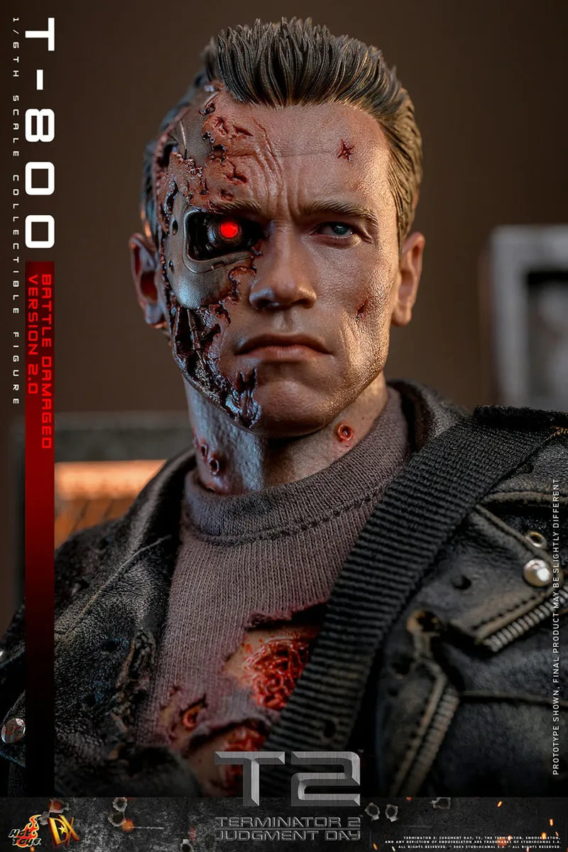 Terminator 2: Judgement Day - T-800 (Battle Damaged 2.0) 1:6 Scale Collectable Action Figure