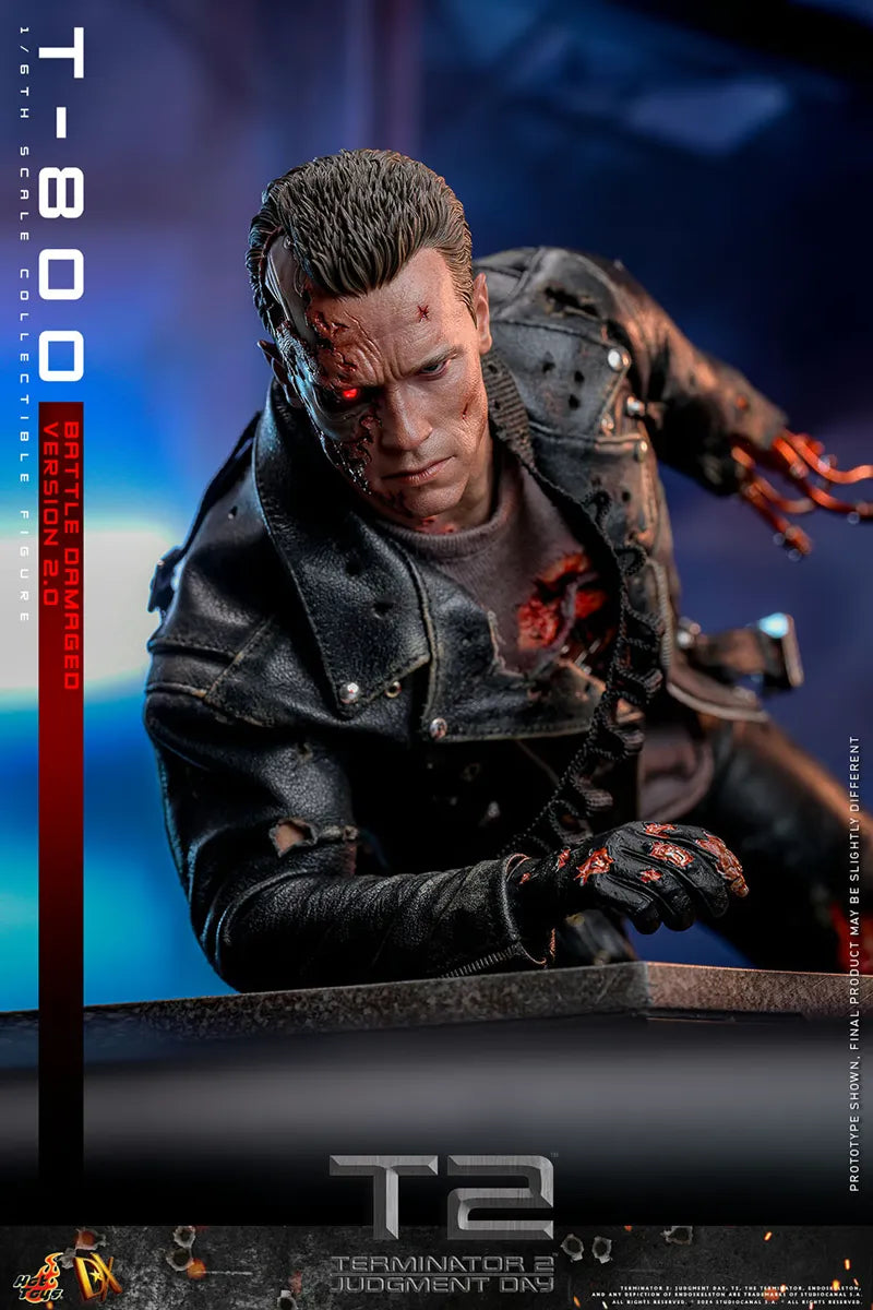 Terminator 2: Judgement Day - T-800 (Battle Damaged 2.0) 1:6 Scale Collectable Action Figure