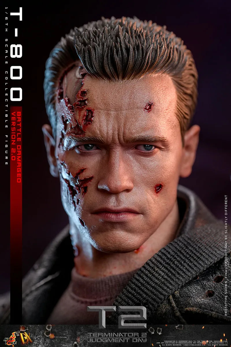 Terminator 2: Judgement Day - T-800 (Battle Damaged 2.0) 1:6 Scale Collectable Action Figure