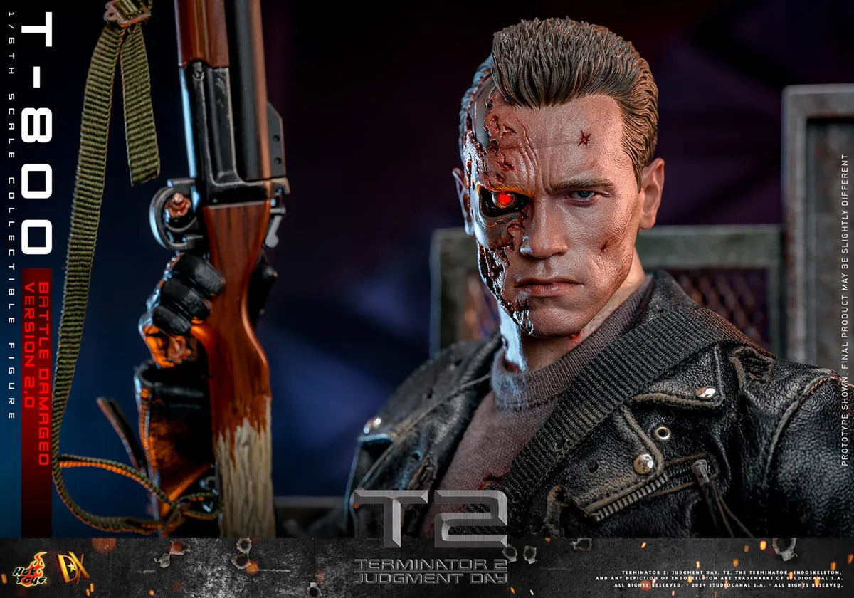 Terminator 2: Judgement Day - T-800 (Battle Damaged 2.0) 1:6 Scale Collectable Action Figure