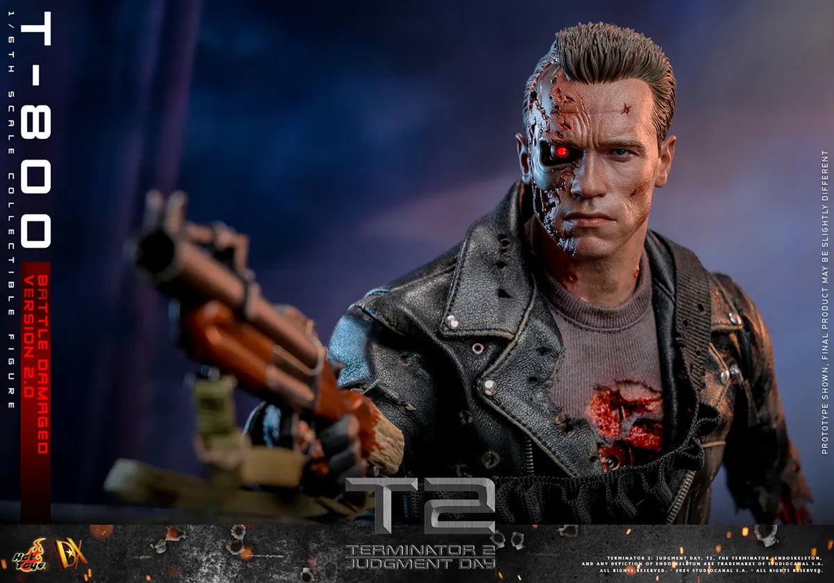 Terminator 2: Judgement Day - T-800 (Battle Damaged 2.0) 1:6 Scale Collectable Action Figure