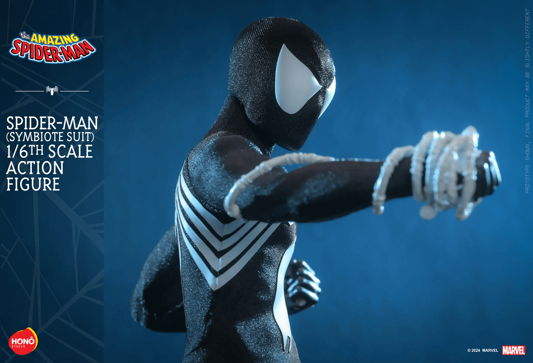 HOTHS04 Spider-Man - Symbiote Suit (Hono Studios) 1:6 Scale Collectable Action Figure - Sideshow Collectibles - Titan Pop Culture