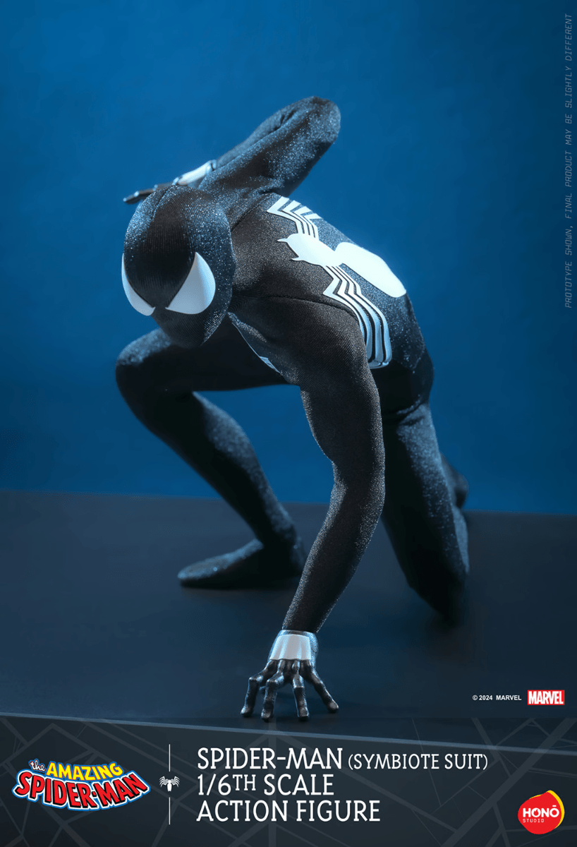 HOTHS04 Spider-Man - Symbiote Suit (Hono Studios) 1:6 Scale Collectable Action Figure - Sideshow Collectibles - Titan Pop Culture