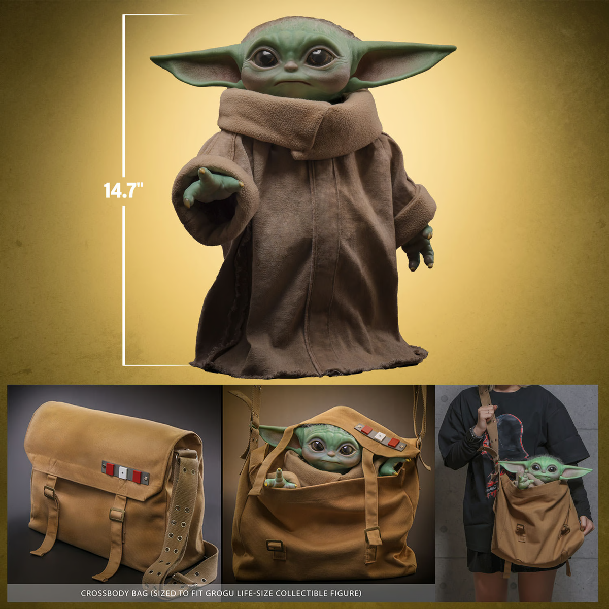 Star Wars: Mandalorian - Grogu Life-Size Collectable Action Figure