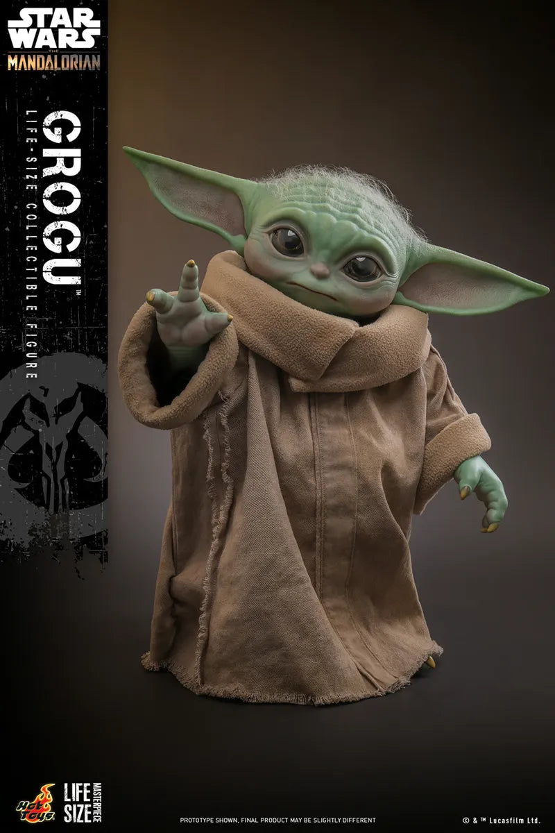 Star Wars: Mandalorian - Figura de acción coleccionable de Grogu a tamaño real