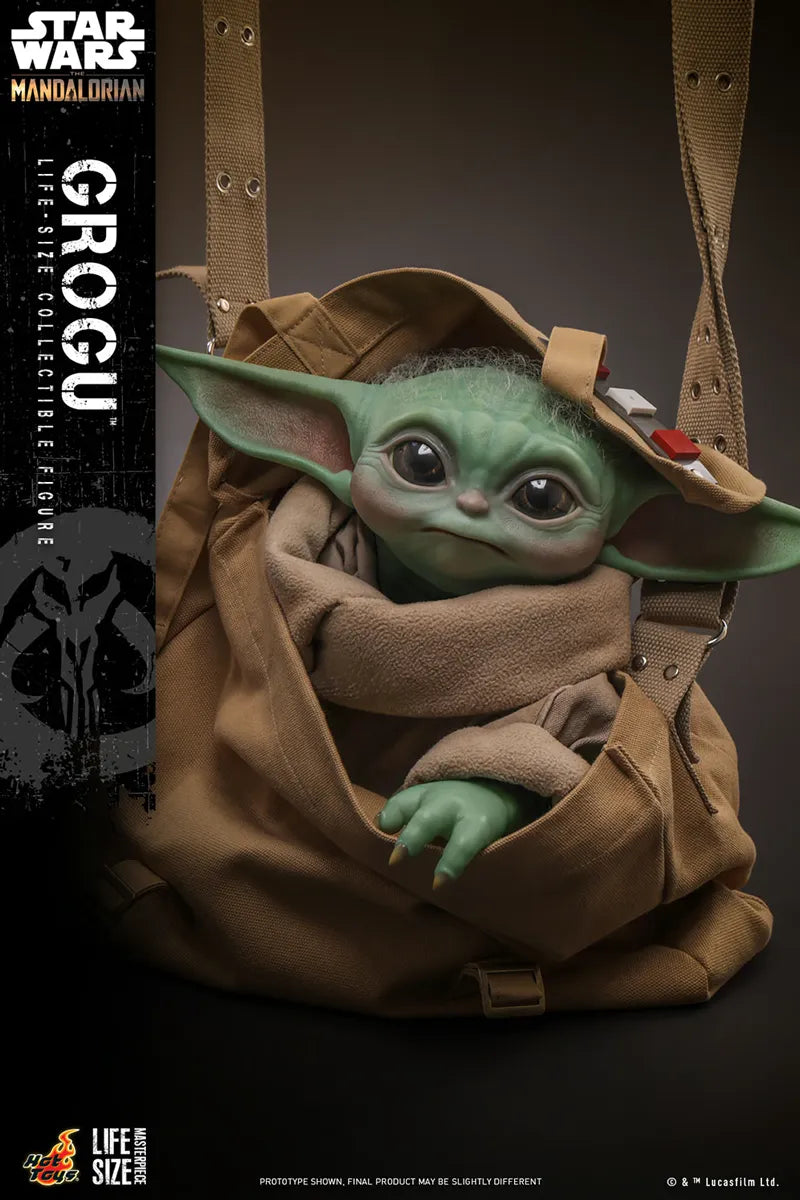 Star Wars: Mandalorian - Figura de acción coleccionable de Grogu a tamaño real
