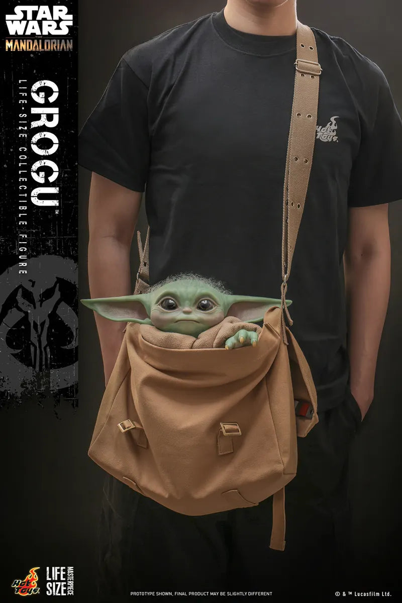 Star Wars: Mandalorian - Figura de acción coleccionable de Grogu a tamaño real