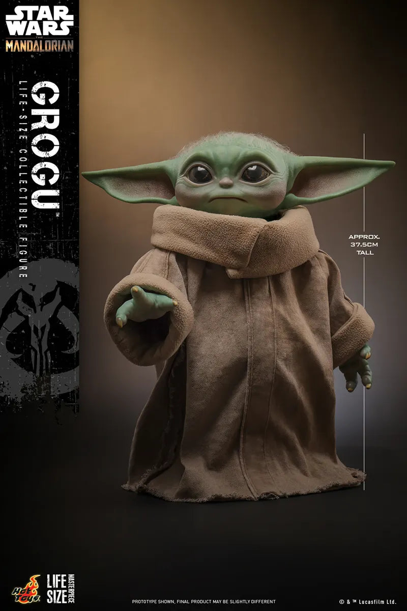 Star Wars: Mandalorian - Figura de acción coleccionable de Grogu a tamaño real