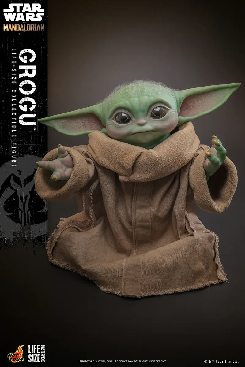 Star Wars: Mandalorian - Figura de acción coleccionable de Grogu a tamaño real