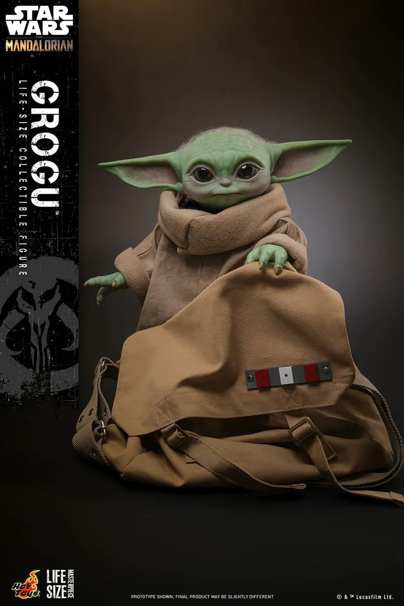 Star Wars: Mandalorian - Figura de acción coleccionable de Grogu a tamaño real