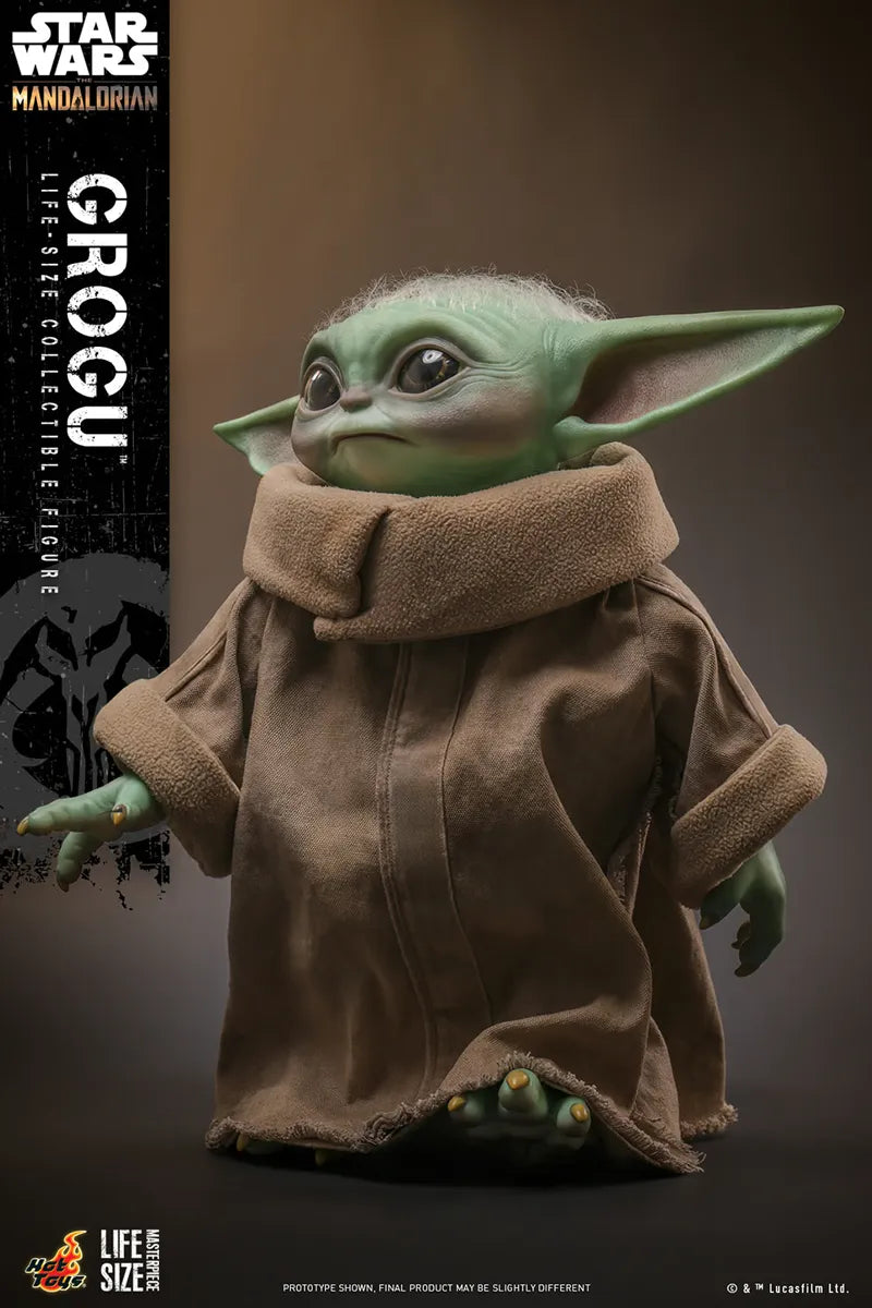 Star Wars: Mandalorian - Figura de acción coleccionable de Grogu a tamaño real