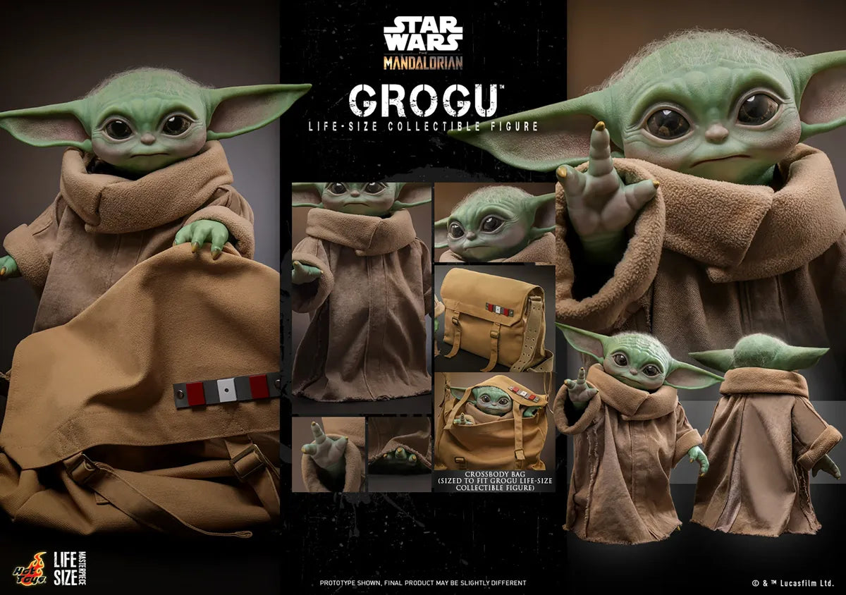 Star Wars: Mandalorian - Figura de acción coleccionable de Grogu a tamaño real