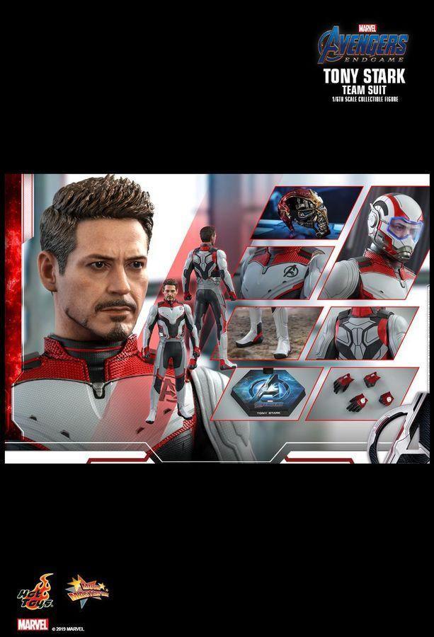 HOTMMS537 Avengers 4: Endgame - Tony Stark Team Suit 12" 1:6 Scale Action Figure - Hot Toys - Titan Pop Culture