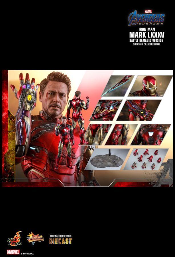 HOTMMS543D33 Avengers 4: Endgame - Iron Man Mark LXXXV Diecast 1:6 Scale 12" Action Figure - Hot Toys - Titan Pop Culture