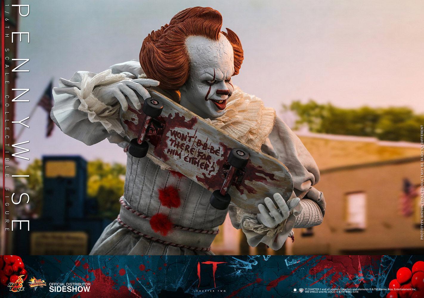 HOTMMS555 It: Chapter 2 - Pennywise with Balloon 1:6 Scale 12" Action Figure - Hot Toys - Titan Pop Culture