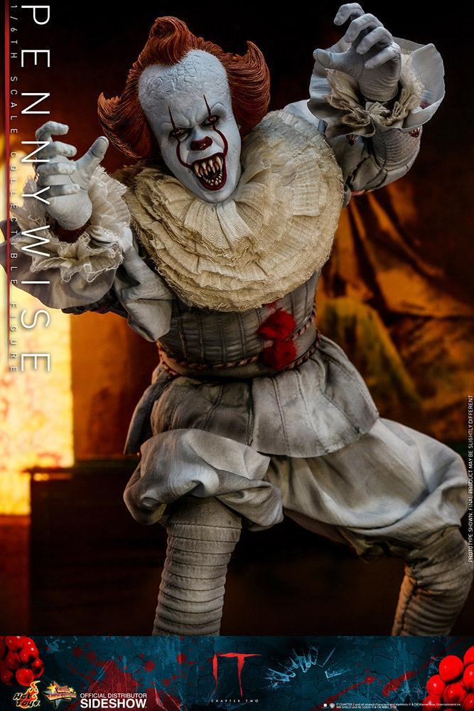 HOTMMS555 It: Chapter 2 - Pennywise with Balloon 1:6 Scale 12" Action Figure - Hot Toys - Titan Pop Culture