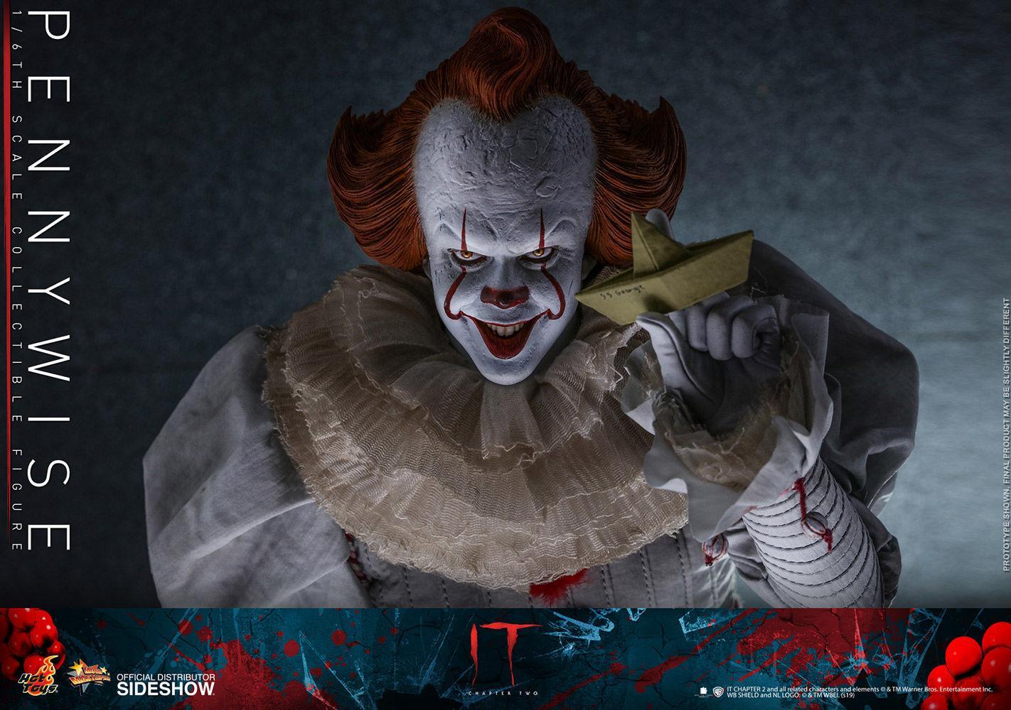 HOTMMS555 It: Chapter 2 - Pennywise with Balloon 1:6 Scale 12" Action Figure - Hot Toys - Titan Pop Culture