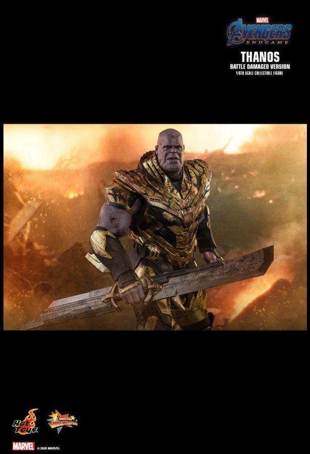 HOTMMS564 Avengers 4: Endgame - Thanos Battle Damaged 1:6 Scale 12" Action Figure - Hot Toys - Titan Pop Culture