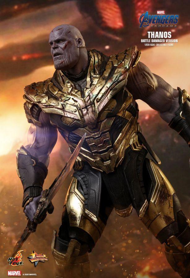 HOTMMS564 Avengers 4: Endgame - Thanos Battle Damaged 1:6 Scale 12" Action Figure - Hot Toys - Titan Pop Culture