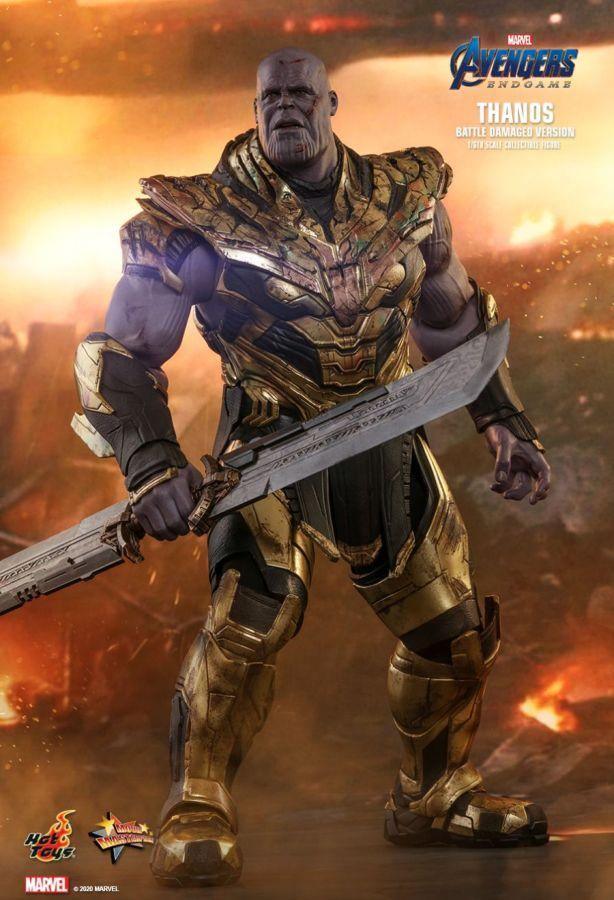 HOTMMS564 Avengers 4: Endgame - Thanos Battle Damaged 1:6 Scale 12" Action Figure - Hot Toys - Titan Pop Culture