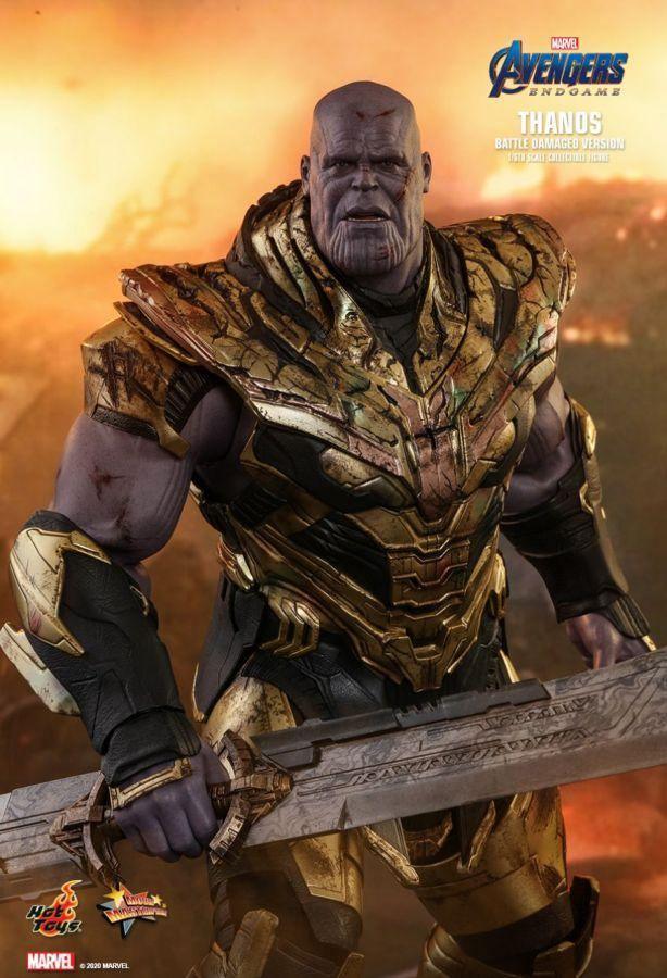 HOTMMS564 Avengers 4: Endgame - Thanos Battle Damaged 1:6 Scale 12" Action Figure - Hot Toys - Titan Pop Culture