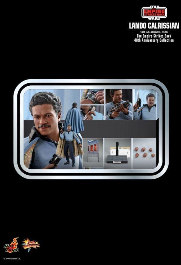 HOTMMS588 Star Wars - Lando Calrissian 40th Anniversary 1:6 Scale 12" Action Figure - Hot Toys - Titan Pop Culture