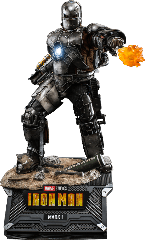 HOTMMS605D40 Iron Man (2008) - Iron Man Mark I 1:6 Scale Collectable Action Figure - Hot Toys - Titan Pop Culture