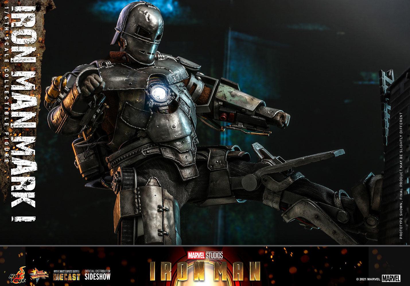 HOTMMS605D40 Iron Man (2008) - Iron Man Mark I 1:6 Scale Collectable Action Figure - Hot Toys - Titan Pop Culture