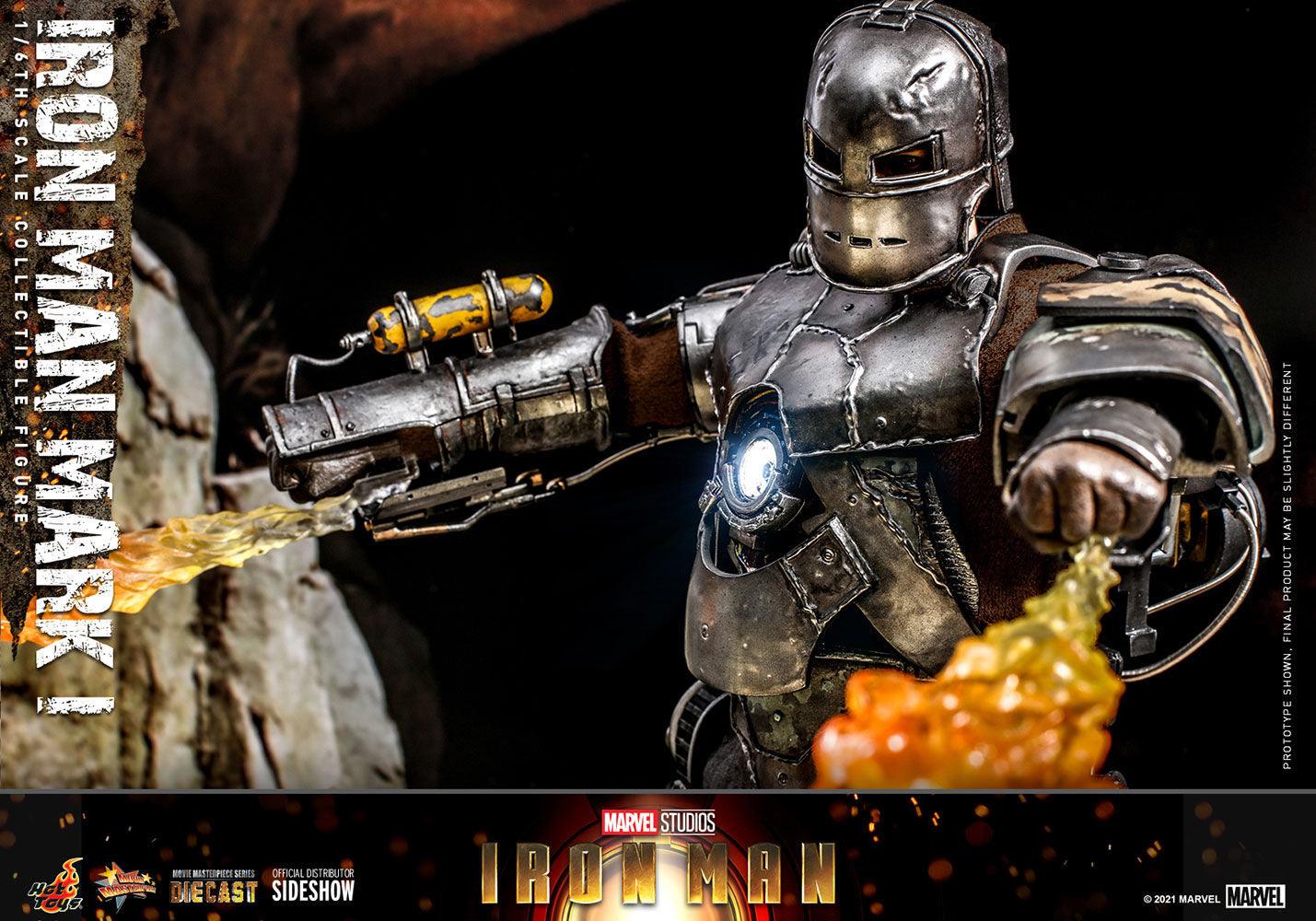 HOTMMS605D40 Iron Man (2008) - Iron Man Mark I 1:6 Scale Collectable Action Figure - Hot Toys - Titan Pop Culture