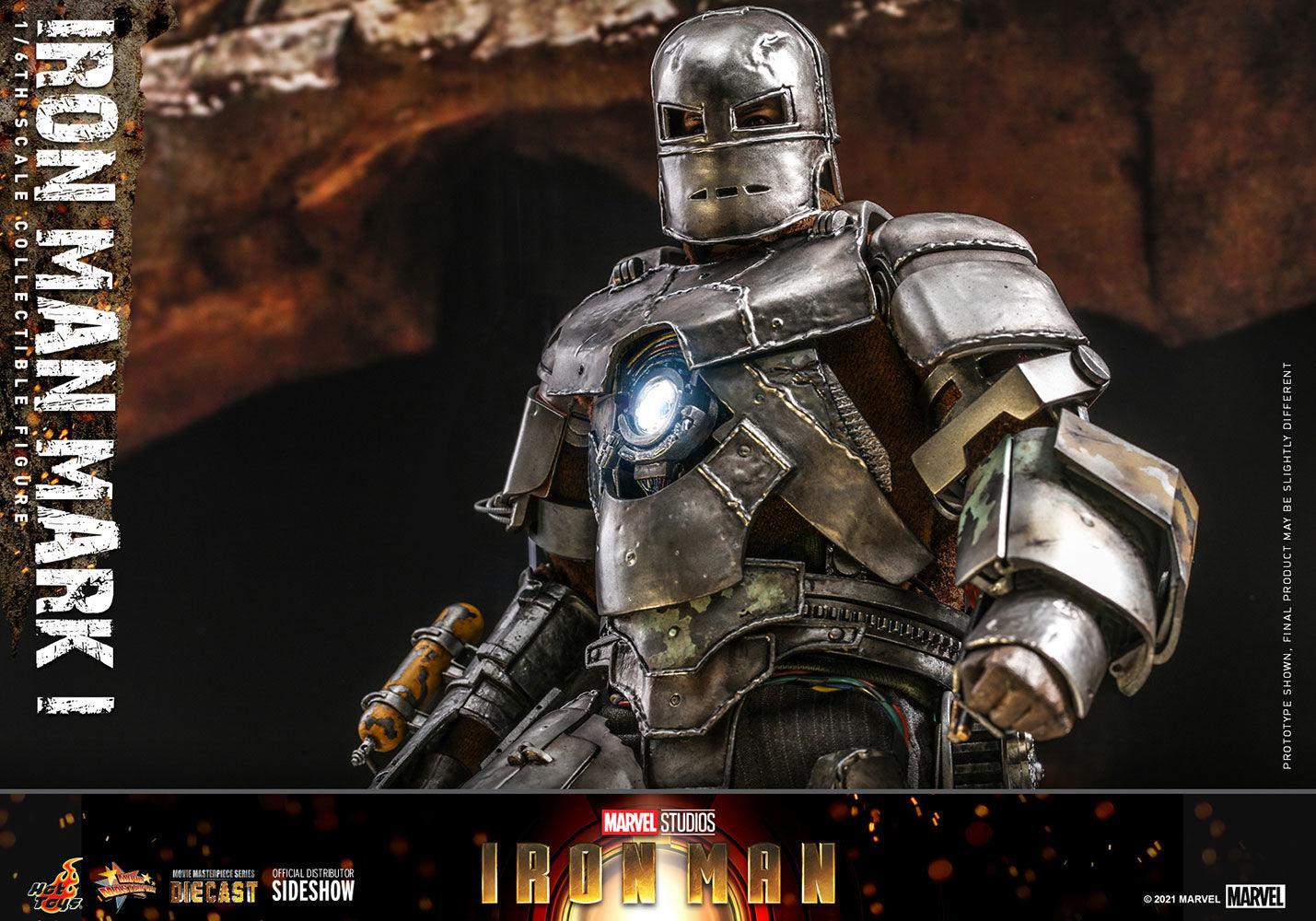 HOTMMS605D40 Iron Man (2008) - Iron Man Mark I 1:6 Scale Collectable Action Figure - Hot Toys - Titan Pop Culture