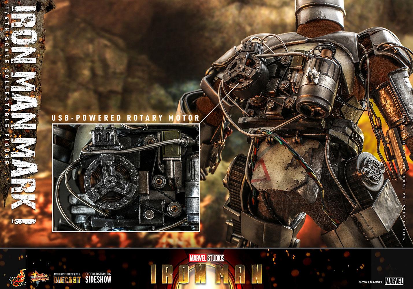 HOTMMS605D40 Iron Man (2008) - Iron Man Mark I 1:6 Scale Collectable Action Figure - Hot Toys - Titan Pop Culture