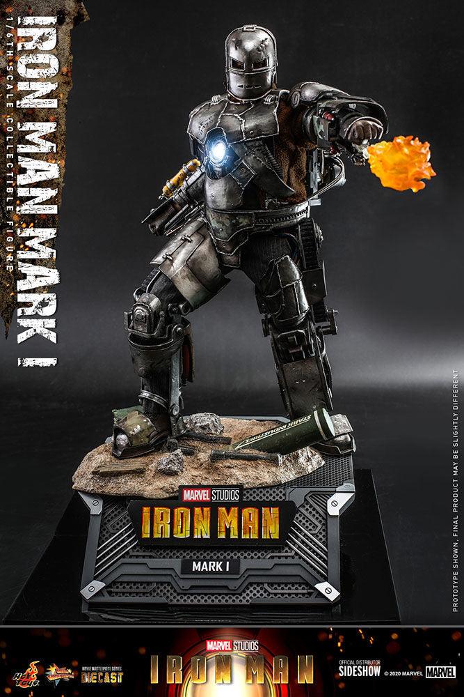 HOTMMS605D40 Iron Man (2008) - Iron Man Mark I 1:6 Scale Collectable Action Figure - Hot Toys - Titan Pop Culture