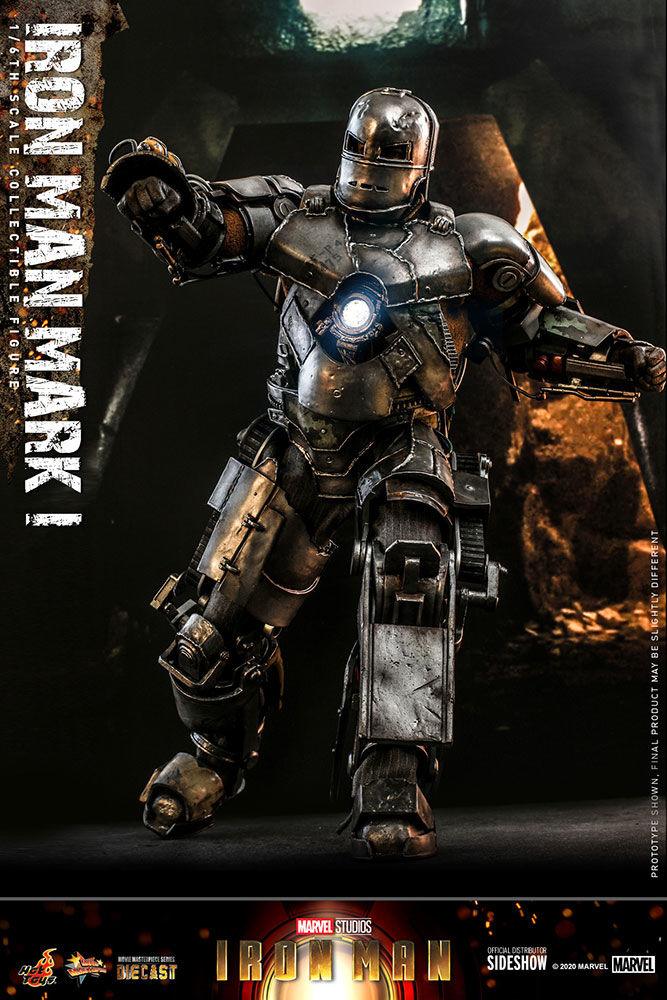 HOTMMS605D40 Iron Man (2008) - Iron Man Mark I 1:6 Scale Collectable Action Figure - Hot Toys - Titan Pop Culture