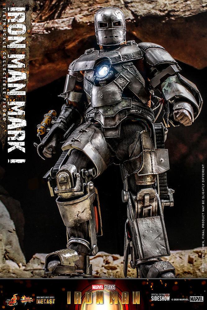 HOTMMS605D40 Iron Man (2008) - Iron Man Mark I 1:6 Scale Collectable Action Figure - Hot Toys - Titan Pop Culture