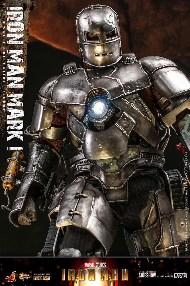 HOTMMS605D40 Iron Man (2008) - Iron Man Mark I 1:6 Scale Collectable Action Figure - Hot Toys - Titan Pop Culture