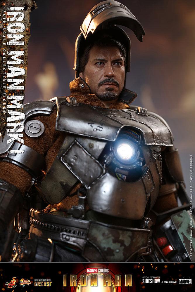 HOTMMS605D40 Iron Man (2008) - Iron Man Mark I 1:6 Scale Collectable Action Figure - Hot Toys - Titan Pop Culture