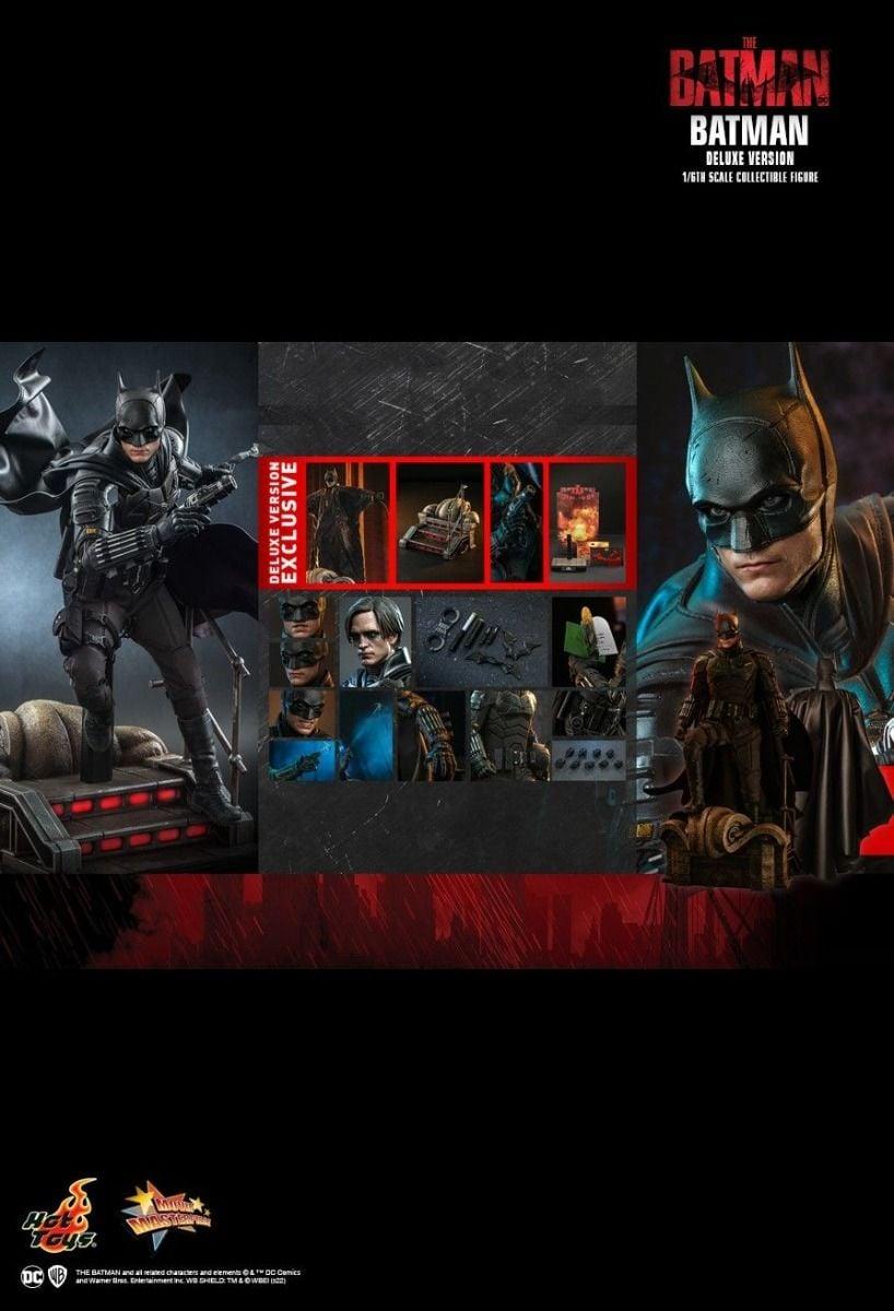 HOTMMS639 The Batman - Batman Deluxe 1:6 Scale Collectable Action Figure - Sideshow Collectibles - Titan Pop Culture