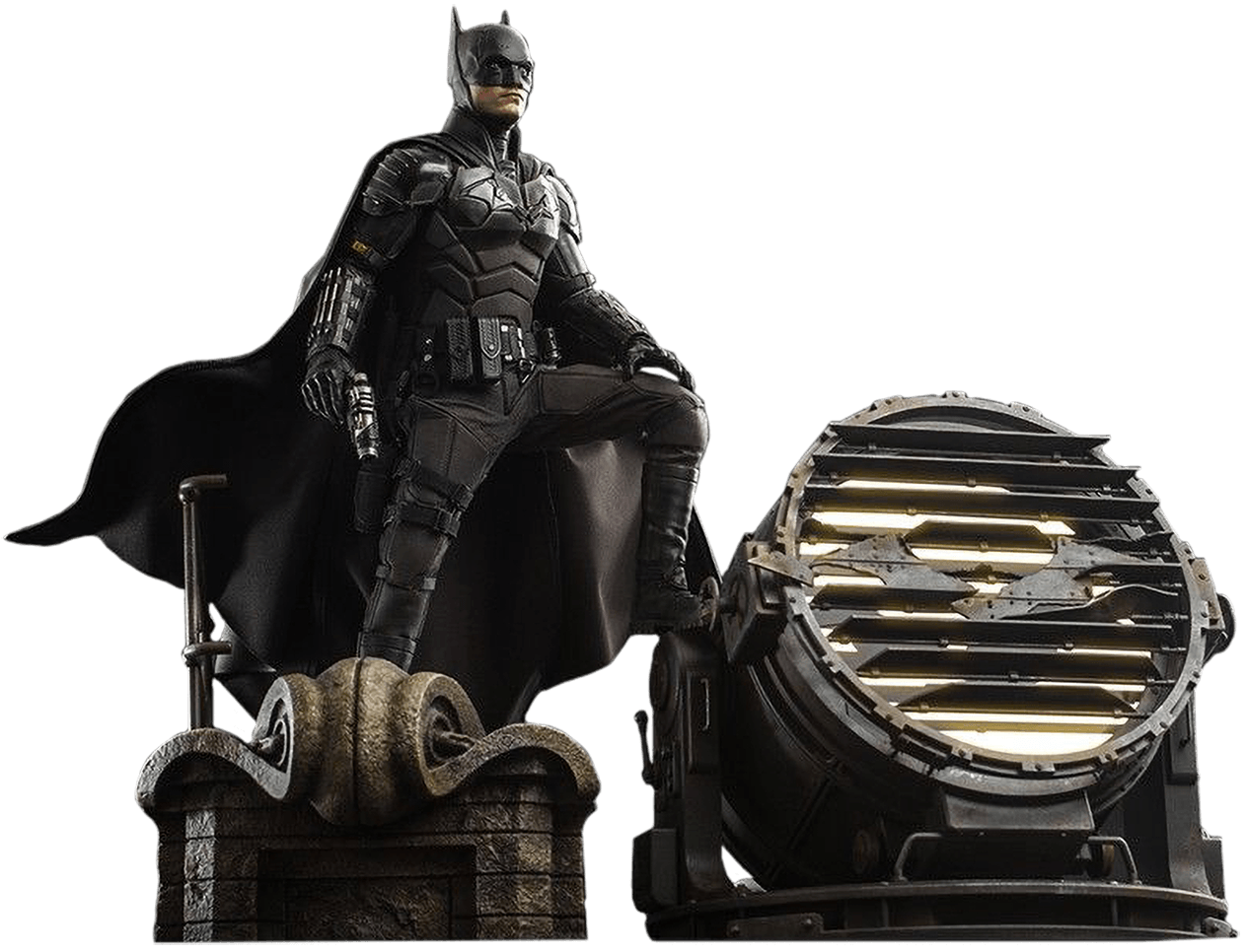 HOTMMS641 The Batman - Batman and Bat-Signal 1:6 Scale Action Figure Set - Hot Toys - Titan Pop Culture