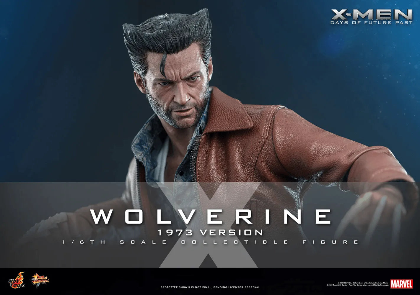 HOTMMS659 X-Men 5: Day of Future Past - Wolverine 1973 version 1:6 Scale Action Figure - Hot Toys - Titan Pop Culture