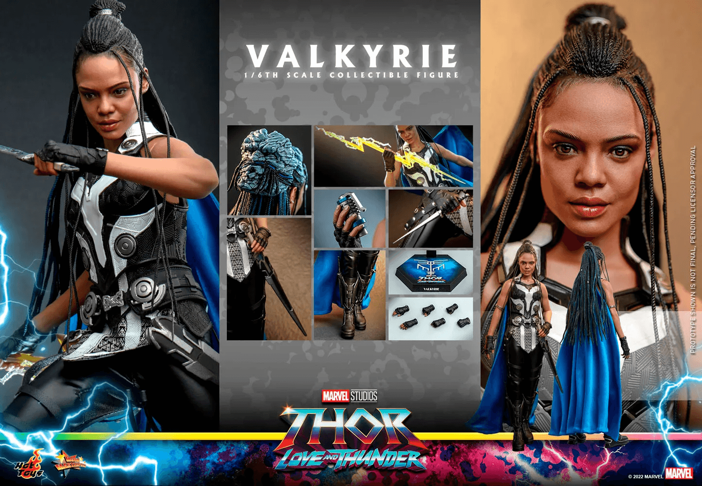 HOTMMS673 Thor 4: Love and Thunder - Valkyrie 1:6 Scale Collectable Action Figure - Hot Toys - Titan Pop Culture