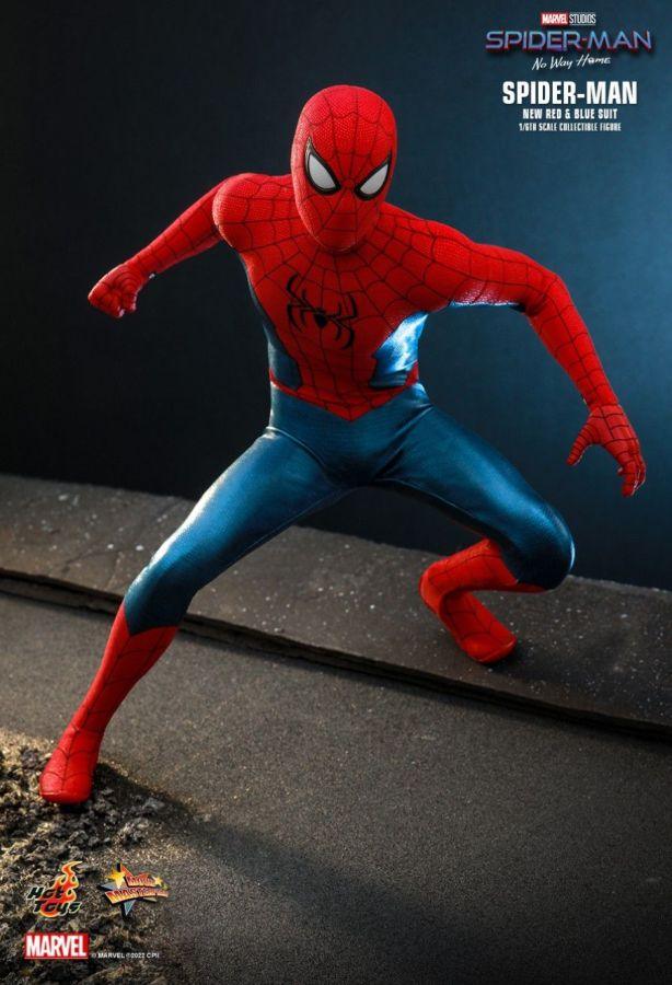 蜘蛛侠：无路回家- 蜘蛛侠（全新红蓝套装）1:6 比例人偶- Titan Pop
