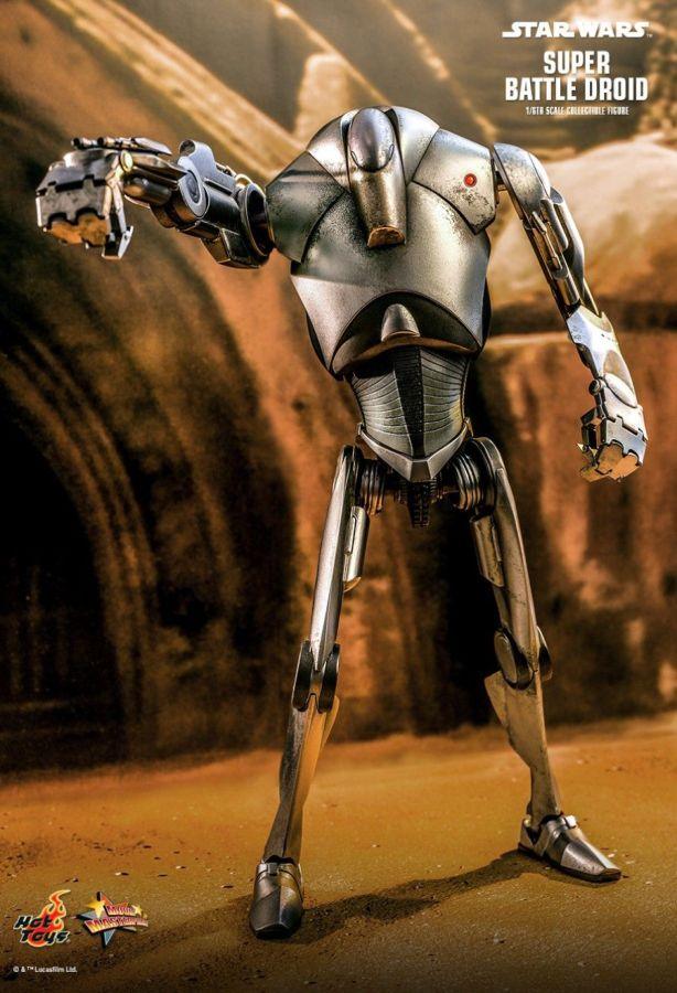 HOTMMS682 Star Wars Episode 2: Attack of the Clones - Super Battle Droid 1:6 Scale Action Figure - Hot Toys - Titan Pop Culture
