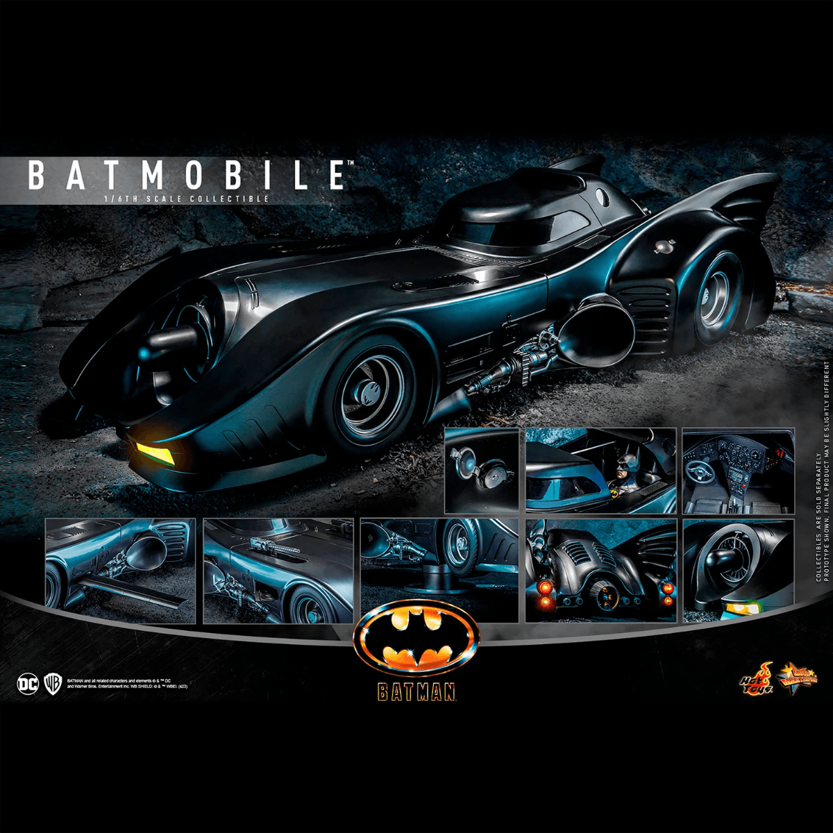 HOTMMS694 Batman (1989) - Batmobile 1:6 Scale Collectable Vehicle - Hot Toys - Titan Pop Culture