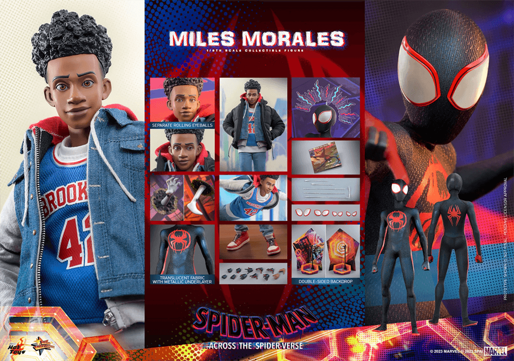 HOTMMS710 Spider-Man: Across the Spider-Verse - Miles Morales 1:6 Scale Action Figure - Hot Toys - Titan Pop Culture