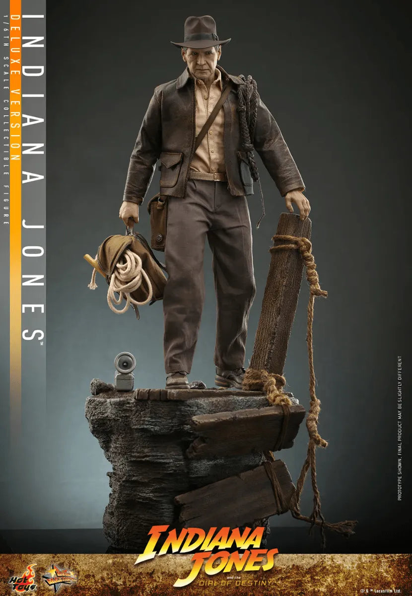 HOTMMS717 Indiana Jones and the Dial of Destiny (2023) - Indiana Jones Deluxe 1:6 Scale Collectable Figure - Hot Toys - Titan Pop Culture