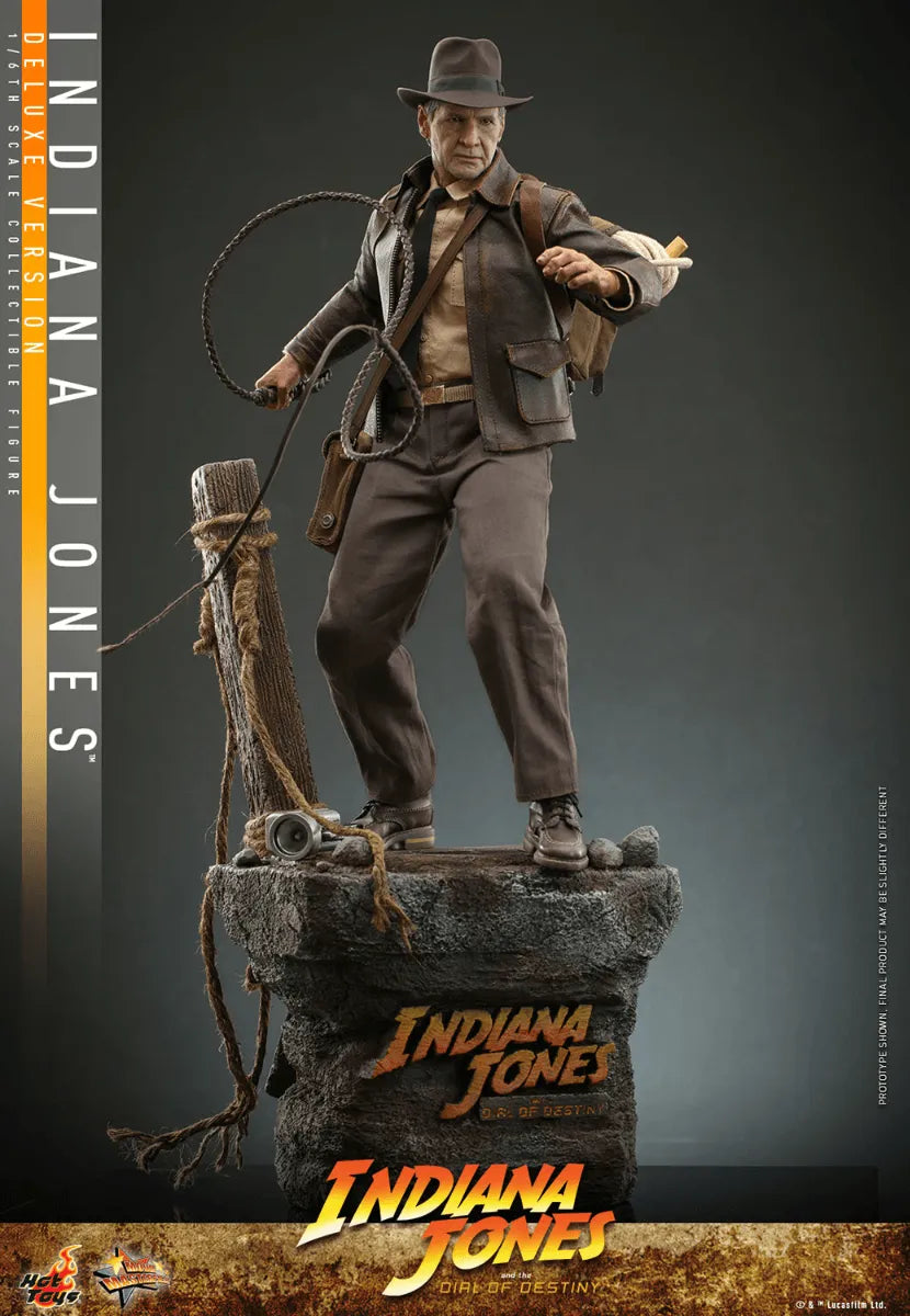 HOTMMS717 Indiana Jones and the Dial of Destiny (2023) - Indiana Jones Deluxe 1:6 Scale Collectable Figure - Hot Toys - Titan Pop Culture