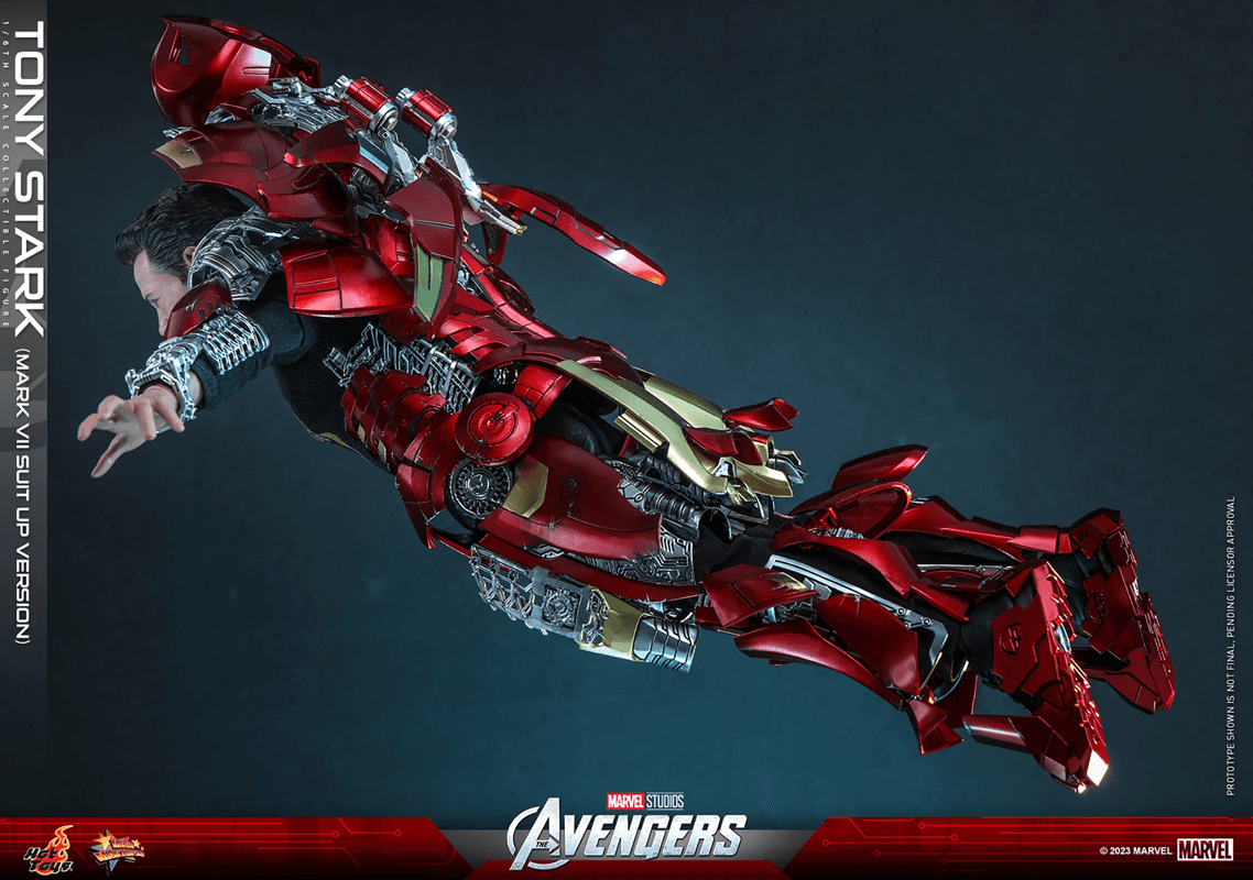 HOTMMS718 Avengers (2012) - Tony Stark (Mark VII Suit-Up) 1:6 Scale Action Figure - Hot Toys - Titan Pop Culture